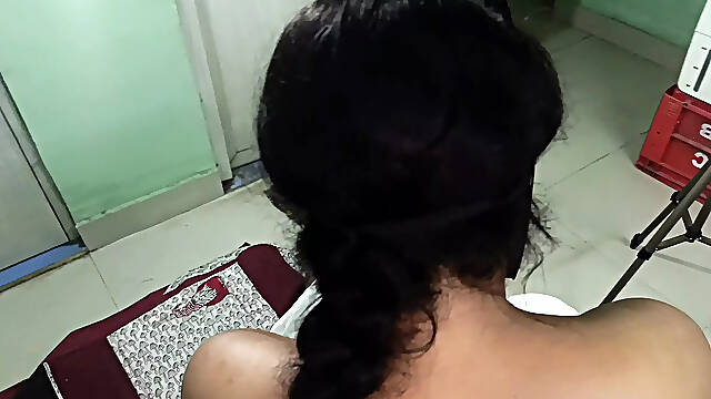 Cheating wife enjoying and shared bed with manager