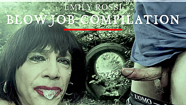 Blowjob Compilation - A slut who gives blowjobs