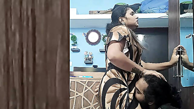 Mallu trivandrum couple hot lip lock romance with fuck