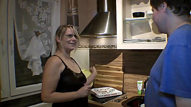 Cumshot on the Glasses MILF