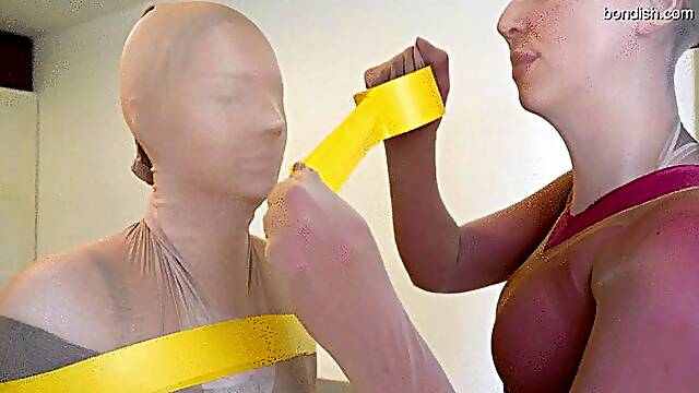 PANTYHOSE FRIENDS - FEATURING NAOMI ROUGE - PART 2 - Encasement