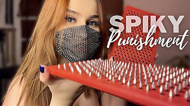 Spiky Punishment From Sadistic Domme