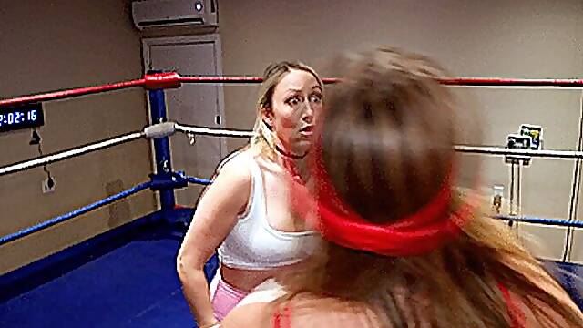 RAQUEL V! Hot boxing action starring Angela Sommers, Crystal Clark, Randy Moore, and Christina Carter!