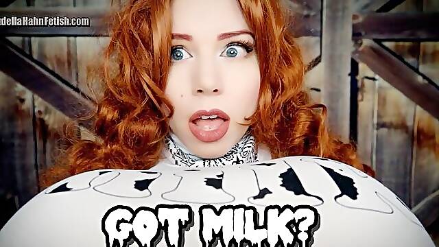 Got Milk? Milkmaid in Training Grows Mega Milkers - Ludella’s Sloshy Surprise Breast Expansion - WMV 720p version