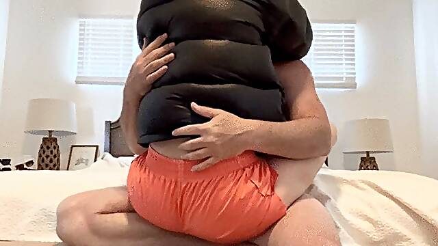 Big Black Puffy Down Jacket Blowjob