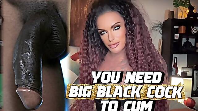 YOU NEED BIG BLACK COCK TO CUM- Encouraged Bi, Make Me Bi, BBC JOI by MistressRavenFD