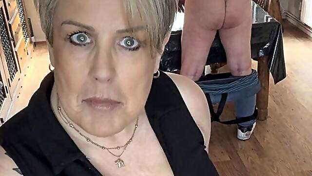 Headmistress Fire canes the caretaker Complete clip