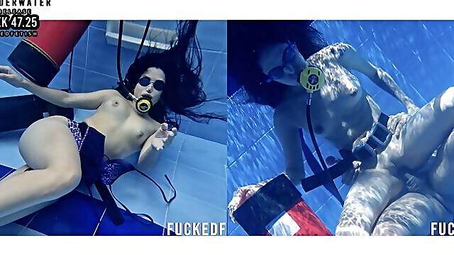 WEEK 47 COMPILATION Underwater training bubbles Moonblack Helen Star Scuba sex