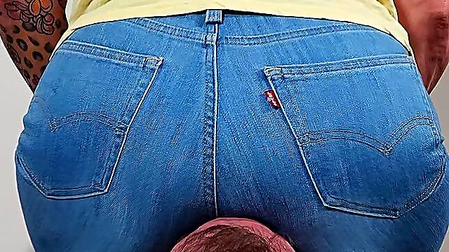 Blue Jeans Smother Bounce and Grind LOW ANGLE - 4K Ultra High Definition