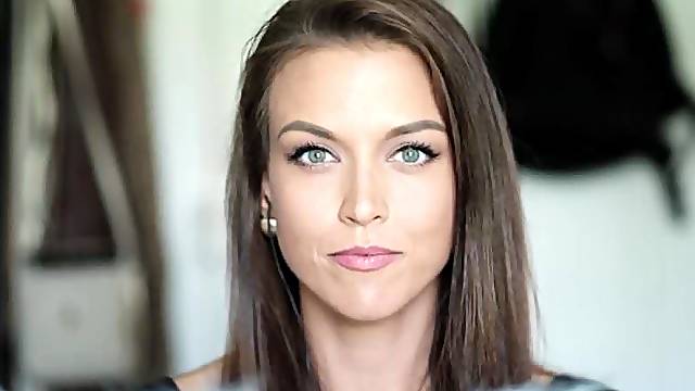 How the emotions of a beautiful girl change during an orgasm
