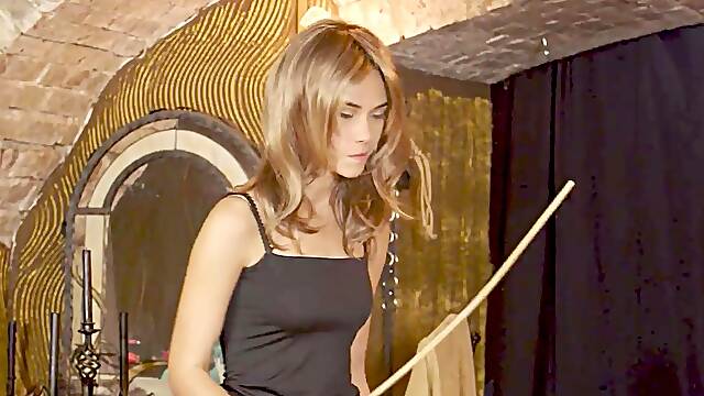 Ruthless discipline for submissive doll Diana