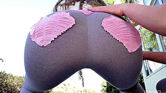 Nude beauties share a dick in flaming POV special