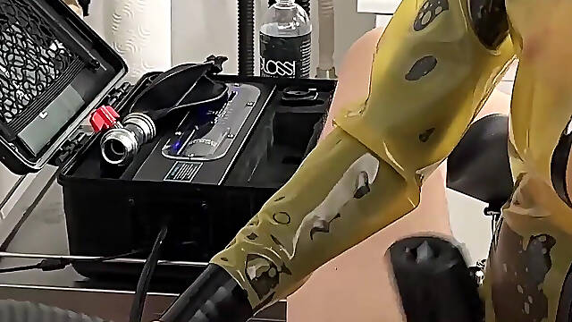 Tales From the Rubber-clinic: Milking, Blowjob, Fingering and Fuck