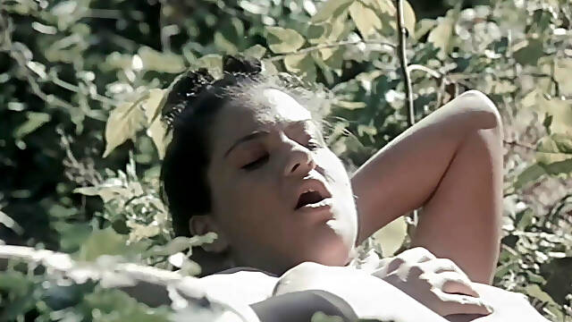 She Stops in the Woods to Pee; the Shepherd Sees Her and Screws Her