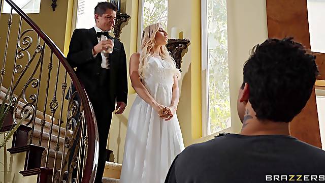 Bride to be gets one last chance to fuck with the best man